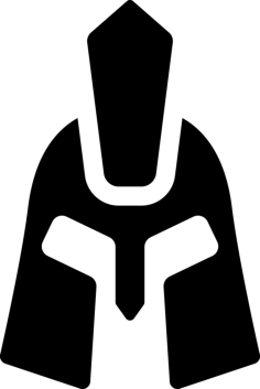 Medieval Spartan Contour Svg Vector, Free Vectors File